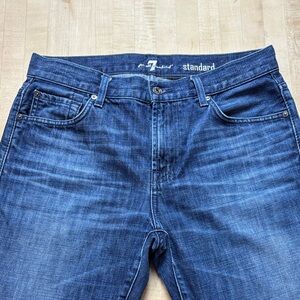 7 For‎ All Mankind Jeans Men’s 32x29 Blue Denim Standard Straight Leg
